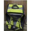 Image 1 : ESTATE:  ROLLING TOTE BAG (BLACK/YELLOW)