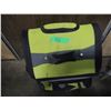 Image 2 : ESTATE:  ROLLING TOTE BAG (BLACK/YELLOW)