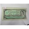 Image 1 : 1967 UNCIRCULATED SERIAL NUMBER CANADA CENTENNIAL DOLLAR BILL
