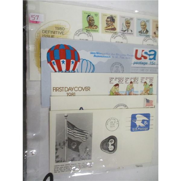 COLLECTABLE SET OF FIST DAY COVERS FROM 1980