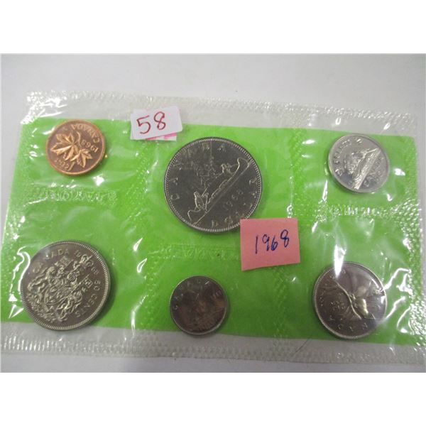 1968 PROOF CANADA MINT SEALED COIN SET