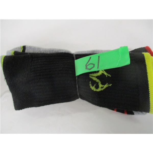 NEW:  RAPTOR SOCKS (SIZE 10 - 13) - 2 PAIR