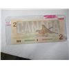 Image 1 : 1986 BANK OF CANADA EXCHANGE EBX SERIAL NUMBER $2 BILL