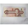 Image 2 : 1986 BANK OF CANADA EXCHANGE EBX SERIAL NUMBER $2 BILL