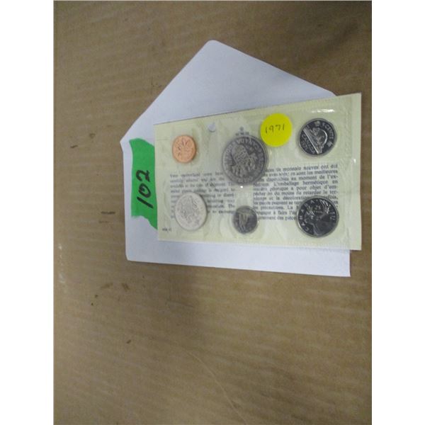 1971 CANADA MINT COIN SET