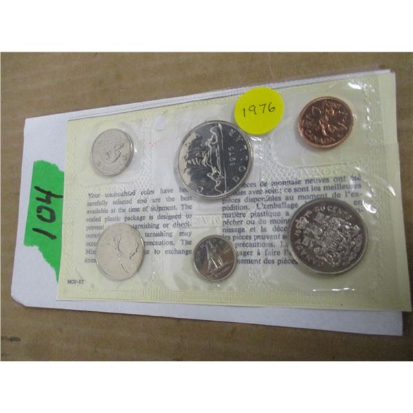 1976 CANADA MINT COIN SET