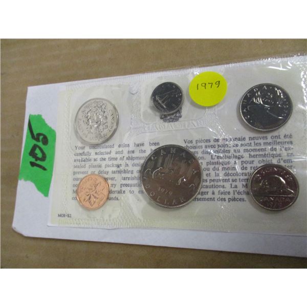 1979 CANADA MINT COIN SET