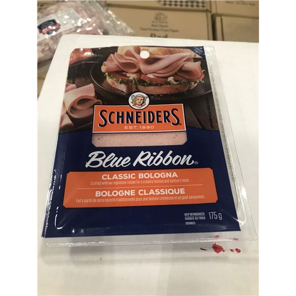 FROZEN:  SCHNEIDERS BLUE RUBBON CLASSIC SLICED BOLOGNA (175G) - PACKAGE