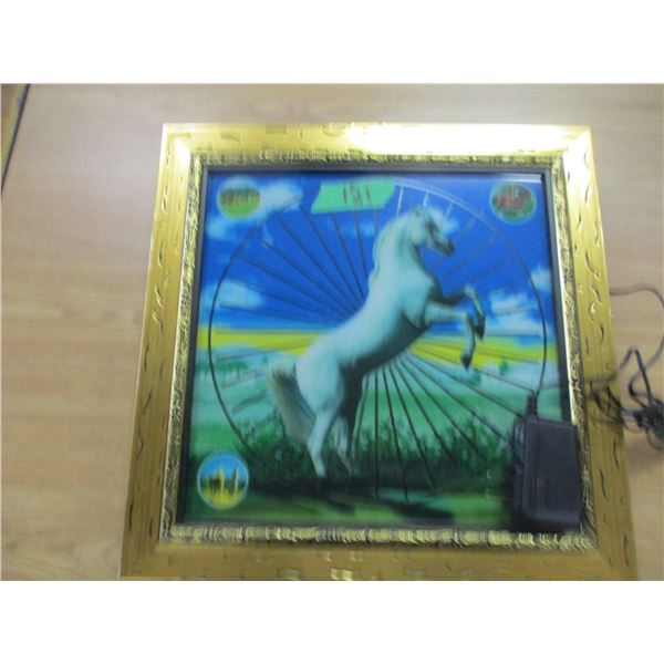 ESTATE:  LIGHT UP UNICORN PICTURE