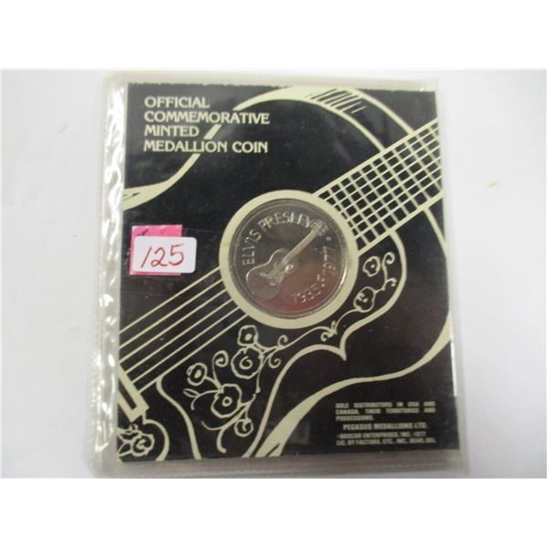 1977 ELVIS PRESLEY MINT SEALED COMMEMORATIVE COIN