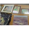 Image 2 : ESTATE:  BOX C/W PICTURES & FRAMES