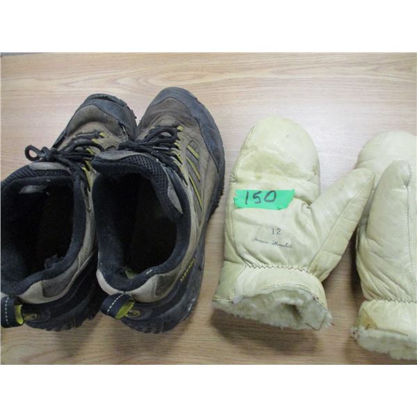 ESTATE:  BOX C/W RUNNERS & MITTENS