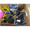 Image 1 : BOX C/W ROPE, BASKETS, CAULKING GUN, ETC