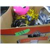Image 3 : BOX C/W ROPE, BASKETS, CAULKING GUN, ETC