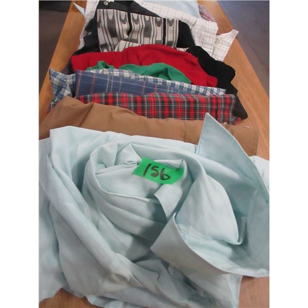 ESTTAE:  BOX C/W SHIRTS & SWEATERS