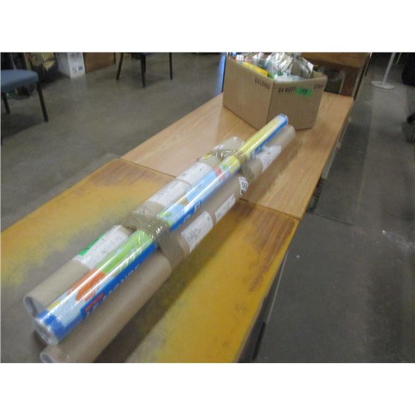 STORE CLOSE-OUT (AS IS):  WRAPPING PAPER, MAPS, ETC