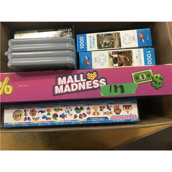 BOX C/W PUZZLES & GAMES