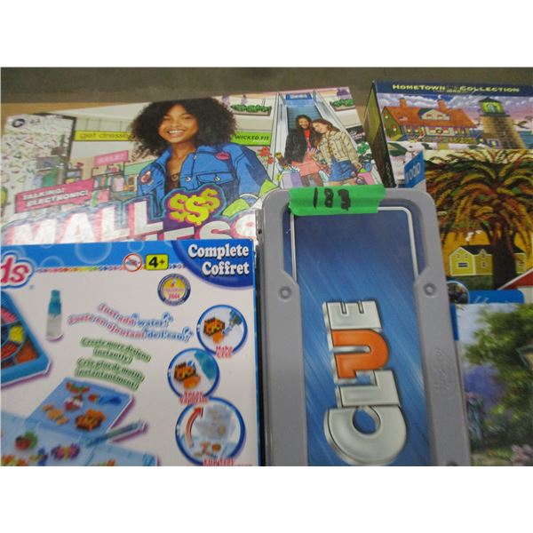 BOX C/W PUZZLES & VACUUM BAGS