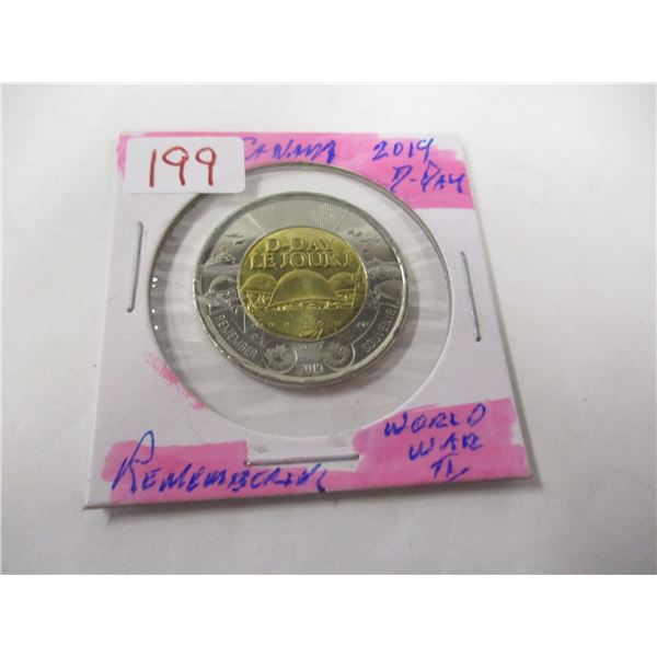 2019 D-DAY REMEMBERING WORLD WAR II CANADA TOONIES