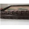 Image 2 : COLLECTABLE:  OLD LEATHER STYLE TRAY (GRAPE DESIGN)
