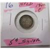 Image 1 : 1941C NEWFOUNDLAND SILVER FIVE CENT