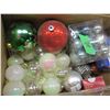 Image 1 : ESTATE:  BOX C/W CHRISTMAS BALLS & DECORATIONS