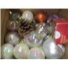 Image 3 : ESTATE:  BOX C/W CHRISTMAS BALLS & DECORATIONS