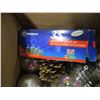 Image 4 : ESTATE:  BOX C/W CHRISTMAS BALLS & DECORATIONS
