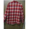 Image 2 : RED PLAID QUILTED SHIRT (SIZE LARGE)