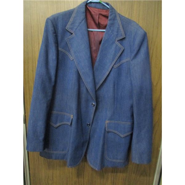 DENIM STYLE JACKET (SIZE 46L)