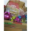 Image 1 : ESTATE:  BOX C/W CHRISTMAS DECORATIONS, SNOWMAN, ETC