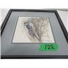 Image 1 : COLLECTABLE:  FRAMED & SIGNED ROBERT BATEMAN WOODPECKER PICTURE