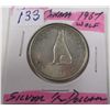 Image 1 : 1967 CANADA WOLF SILVER HALF DOLLAR