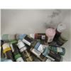Image 2 : PLASTIC TOTE C/W PAINTING SUPPLIES
