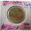 Image 1 : 1987 CANADA FIRST STRIKE LOON DOLLAR