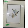 Image 1 : UNFRAMED PICTURE OF 2 DUCKS (APPROX. 21" X 17")