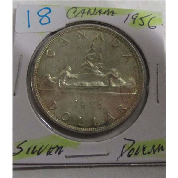 1956 CANADA SILVER DOLLAR