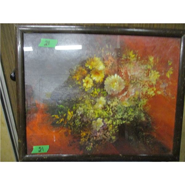FRAMED FLOWER PICTURE