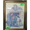 Image 1 : FRAMED PICTURE OF OLD COUPLE (APPROX. 12" X 16")