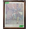 Image 1 : FRAMED PICTURE TITLE THE HOMECOMING BY ROCKWELL (APPROX. 18" X 13")
