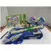 Image 1 : FLAT OF HOUSEWARES, FLUTE, SCARF, ETC