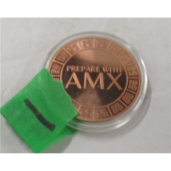 COLLECTABLE:  AMX F... TRUDEAU COIN (COPPER)