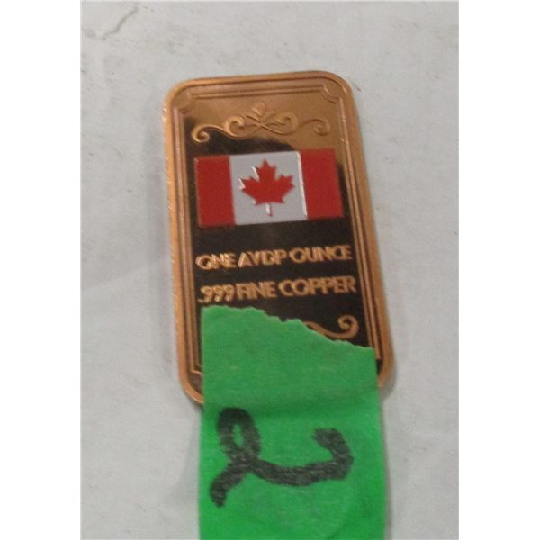 COLLECTABLE:  WANTED TRUDEAU COIN (COPPER)