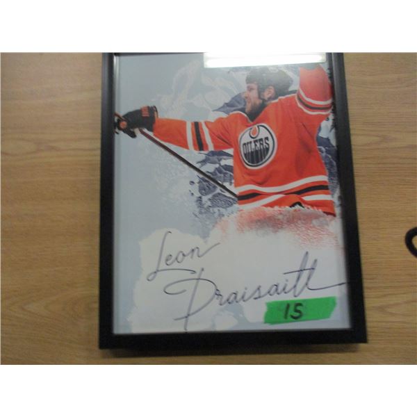 COLLECTABLE:  FRAMED & SIGNED LEON DRAISAITLL PICTURE