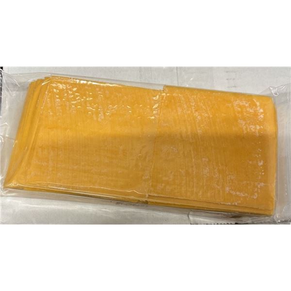 FROZEN:  SLICED CHEDDAR CHEESE (480G) - PACKAGE