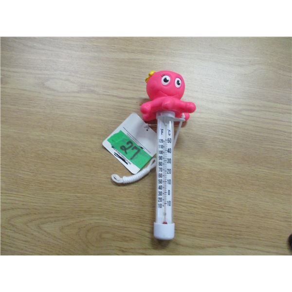 NEW:  FLOATING OCTOPUS THERMOMETER
