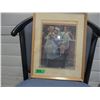 Image 1 : FRAMED NORMAN ROCKWELL PICTURE OF 2 BOYS & 1 GIRL