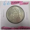 Image 1 : 1964 CANADA SILVER HALF DOLLAR