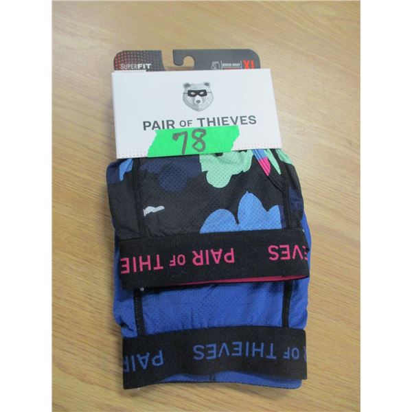 NEW:  MEN'S BOXER SHORTS (SIZE XL) - 2 PAIR