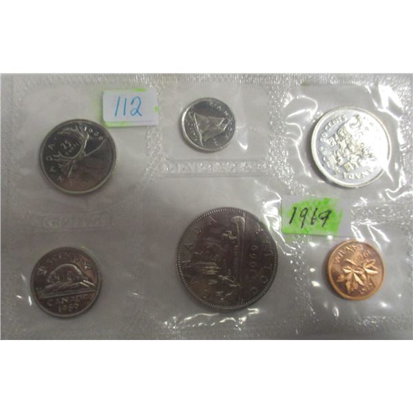 1969 PROOF CANADA MINT SEALED COIN SET